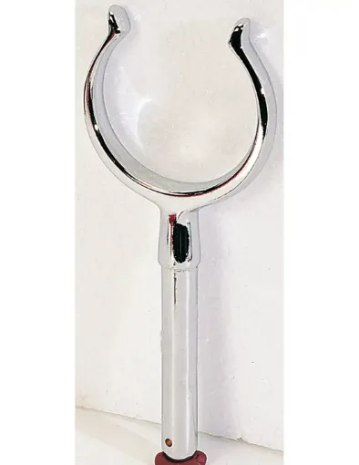 Picture of Chrome-plated brass fountain gate - ø passage 50mm - stem ø14mm