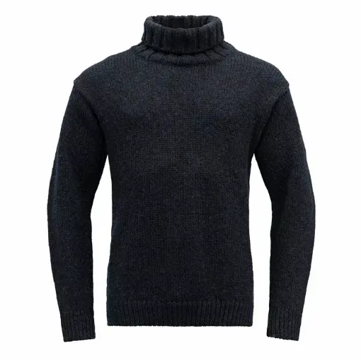 Picture of Devold Nansen High Neck Sweater - Navy - XS - Devold