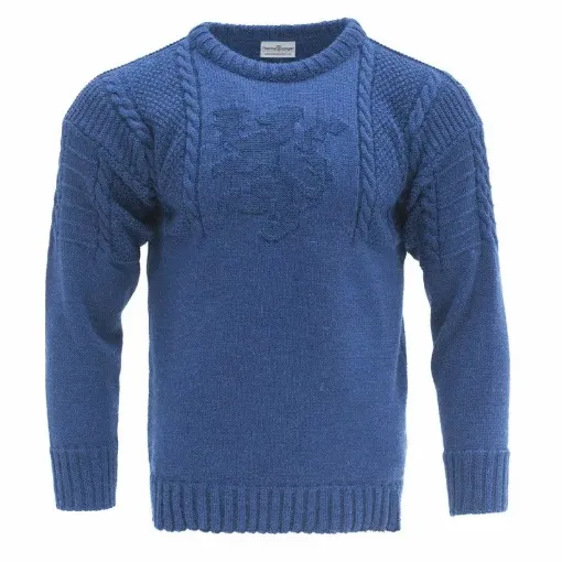 Picture of The Alderney Sweater - Channel Jumper - Corvette - 44 - Channel Jumper