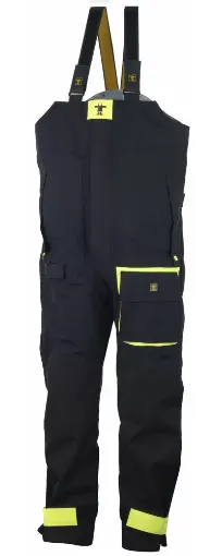 Picture of Guy Cotten Beauford Offshore Trousers Dremtech+ - Black/Yellow Fluorescent - M - Guy Cotten