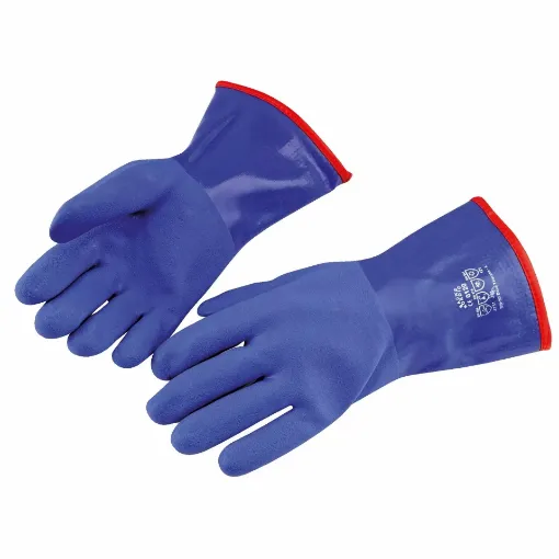 Picture of Guy Cotten Blue Thermo Gloves - M - Blue - Guy Cotten