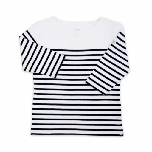 Picture of Mousqueton Marina-P Women's Top - Blanc/Marine - 36 - Mousqueton