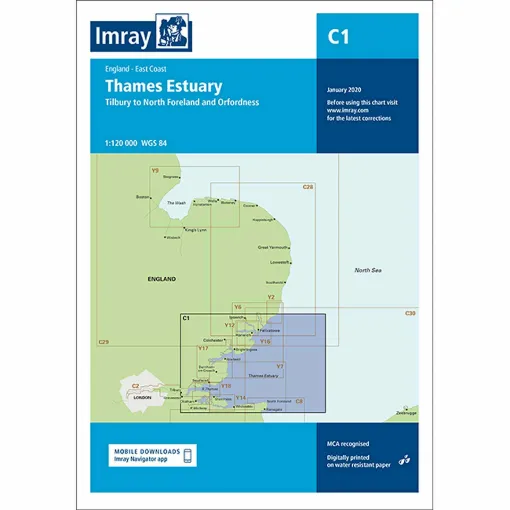 Picture of Imray Chart C1 Thames Estuary