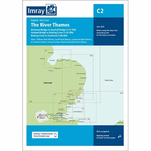 Picture of Imray Chart C2 The River Thames