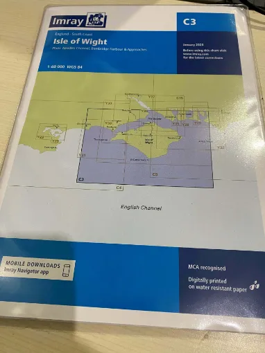 Picture of Imray Chart C3 Isle of Wight scale - 1:60 000 scale