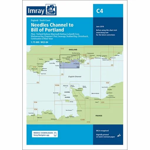 Picture of Imray Chart C4 Needles Channel to Bill of Portland