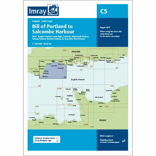 Picture of Imray Chart C5 Bill of Portland to Salcombe Harbour