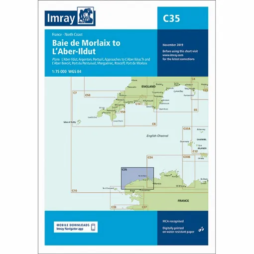 Picture of Imray Chart C35 Baie de Morlaix to L'Aber-Ildut