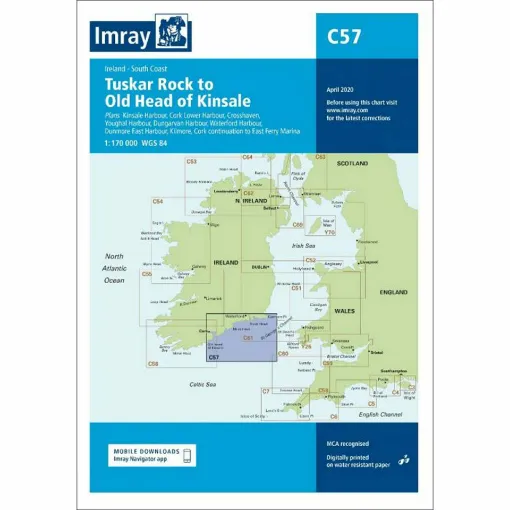 Picture of Imray Chart C57 Tuskar Rock to Old Head of Kinsale