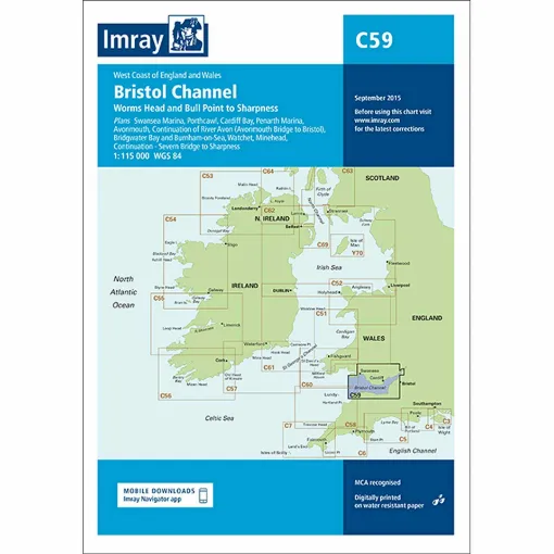 Picture of Imray Chart C59 Bristol Channel Scale 1:115 000 (2015)