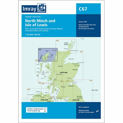 Picture of Imray Chart C67 North Minch and Isle of Lewis