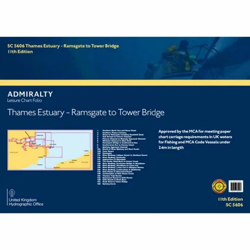 Picture of Admiralty Small Craft Folio SC5606 Thames Estuary, Ramsgate to Tower Bridge