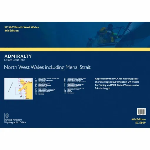 Picture of Admiralty Small Craft Folio SC5609 North West Wales including Menai Strait