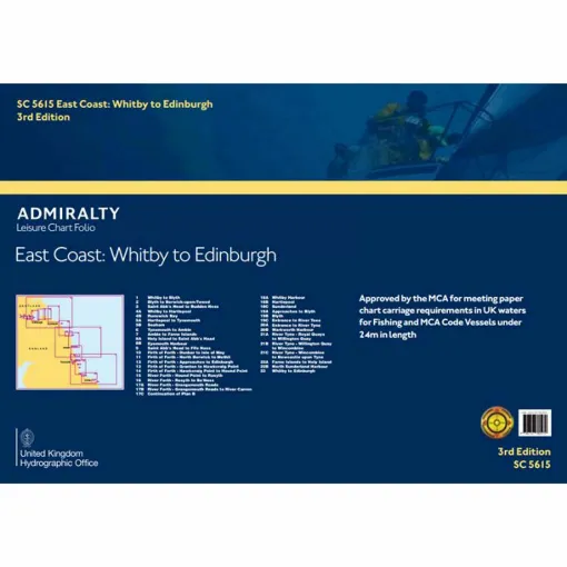 Picture of Admiralty Small Craft Folio SC5615 England - East Coast - Whitby to Edinburgh