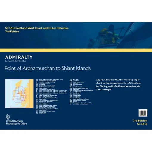 Picture of Admiralty Small Craft Folio SC5616 Scotland - Point of Ardnamurchan to Shiant Islands