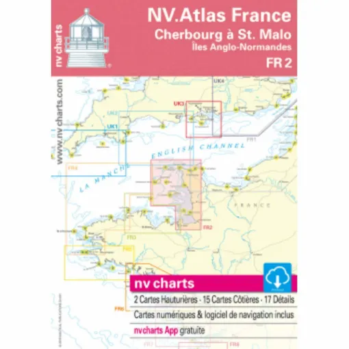 Picture of NV Atlas Chart: FR2 Cherbourg to St. Malo