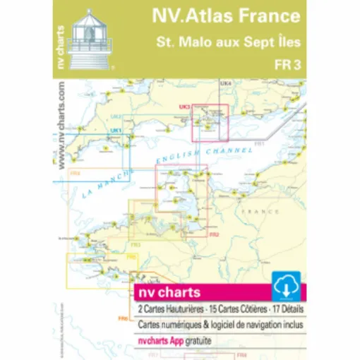 Picture of NV Atlas Chart: FR3 St. Malo to Sept Iles