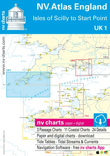 Picture of NV Atlas Chart: UK1 Isles of Scilly to Start Point