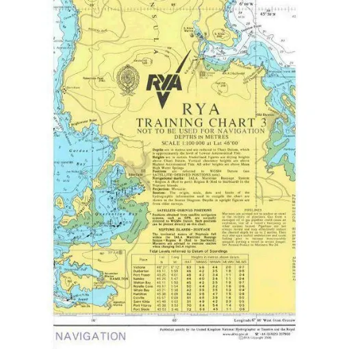 Picture of RYA Training Chart 3