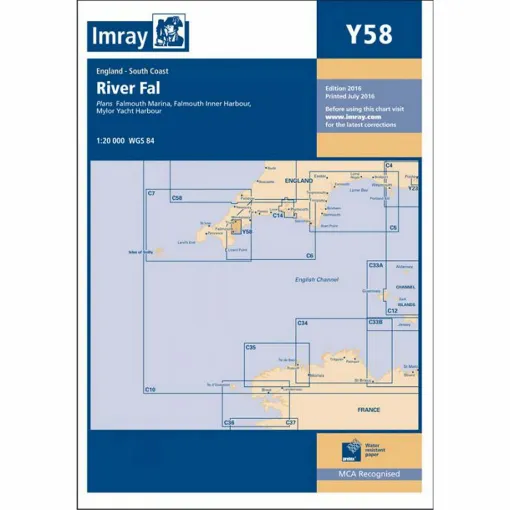 Picture of Imray Y58 River Fal - Falmouth to Truro