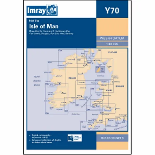 Picture of Imray Y70 Isle of Man Scale 1:85 000 WGS84