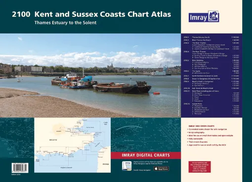 Picture of Imray Folio 2100 Kent and Sussex Coasts Chart Atlas