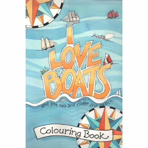 Picture of Claudia Myatt I Love Boats Colouring Book