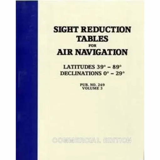 Picture of Sight Reduction Tables for Air Navigation Vol 3 (Latitudes 39-89)