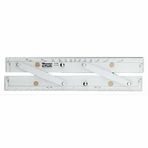 Picture of Weems & Plath Parallel Ruler with Brushed Aluminium Arms