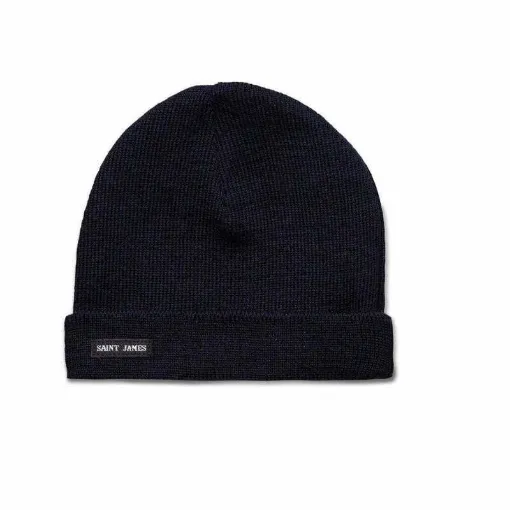 Picture of Saint James Bonnets Unis Beanie - Noir - Saint James