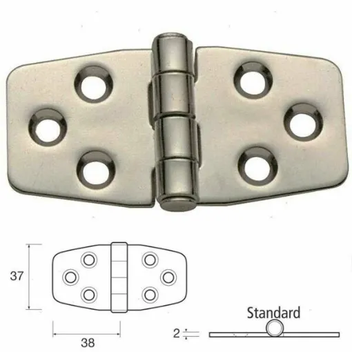 Picture of Stainless steel small biscuit hinge