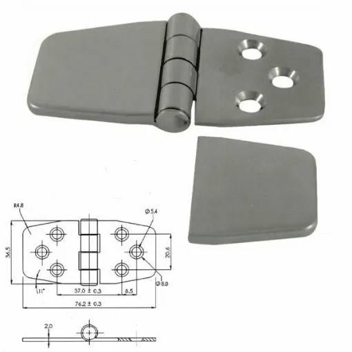 Picture of Stainless Steel Biscuit Cover Hinge