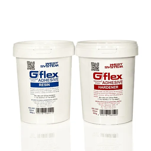 Picture of G/flex 655 - 1L - Epoxy adhesive for waterproof bonding of various materials - West System