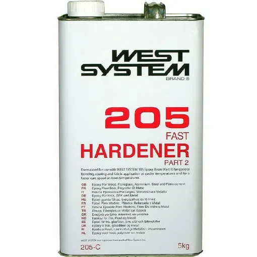 Picture of Rapid hardener 205C - 5kg - For bonding and coating - For use at low temperatures - Medium viscosity