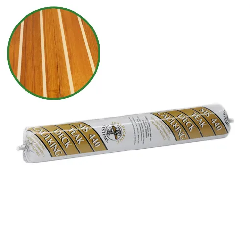 Picture of SIS 440 Caulking sausage - white - 592ml - Teakdecking Systems