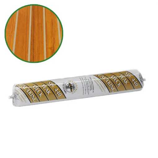 Picture of SIS 440 Caulking sausage - gray - 592ml - Teakdecking Systems