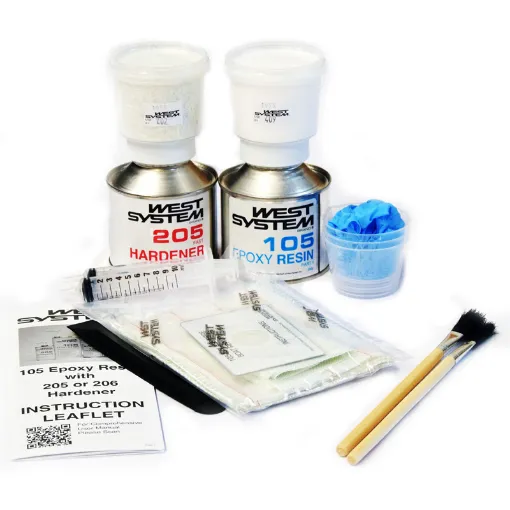 Picture of Epoxy and fiberglass repair kit