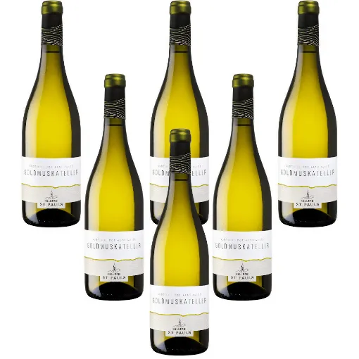 Picture of Italian White Wines Goldmuskateller Moscato Giallo Kellerei St.Pauls  - 750ml x 6