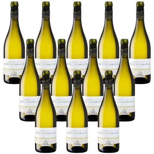 Picture of Italian White Wines Gewurztraminer Alto Adige Doc St.Pauls Bottles  - 375ml x 12