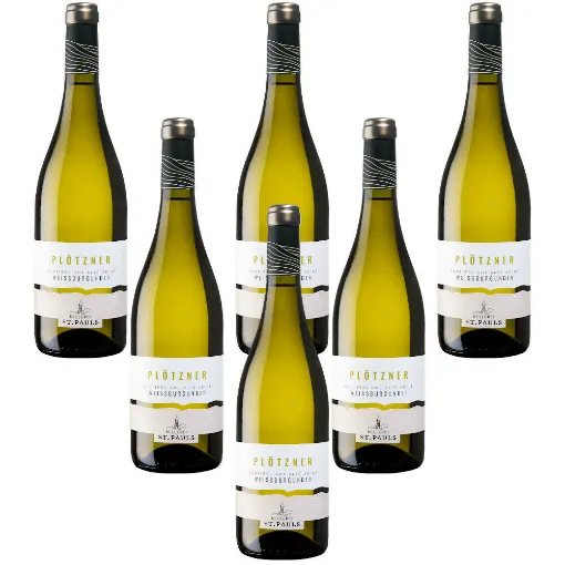 Picture of Italian White Wines Pinot Bianco Weissburgunder Plotzner St.Pauls  - 750ml x 6