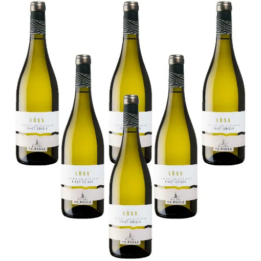 Picture of Italian White Wines Löss Pinot Grigio Alto Adige Doc St.Pauls  - 750ml x 6