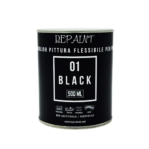 Picture of Acrylic Flexible Paint - 500ml Can - Black 01 - Repaint