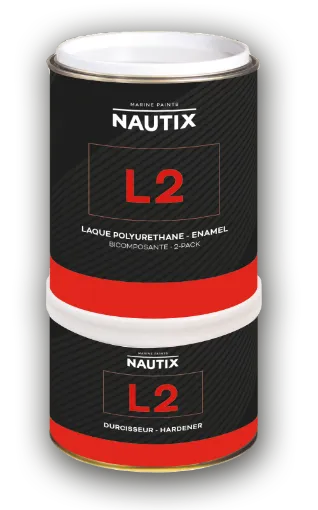 Picture of Two-component polyurethane topcoat L2 - 750ml - Red - Nautix