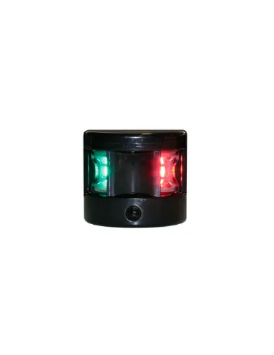 Picture of Two-tone side light, red and green LED 12-15V & 1W, vertical mounting, visibility up to 1NM, black colour