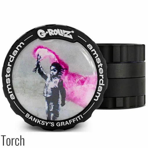 Picture of Grinder 4 Parts G-Rollz Banksy Graffiti Torch - G-rollz