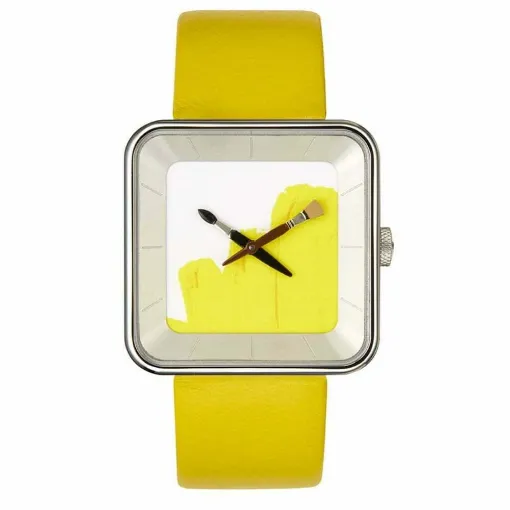 Picture of Square 35 Akteo Watch Yellow Paint Art Painting Collection - Akteo