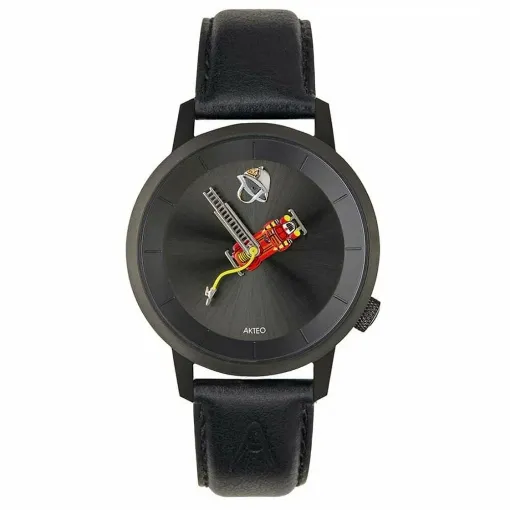 Picture of Watch 38 Akteo Fireman Pvd Black Professional Service Collection - Akteo