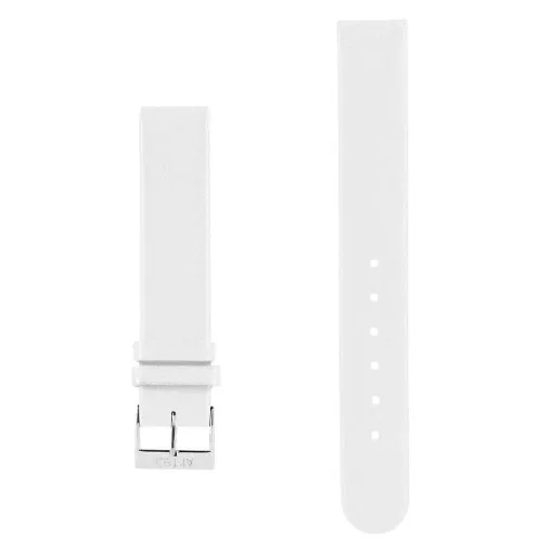 Picture of Akteo Flat Leather Watch Strap 16 White - Akteo