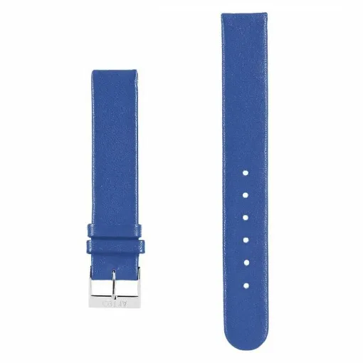 Picture of Akteo Flat Leather Watch Strap 16 Bright Blue - Akteo