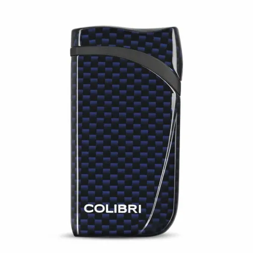 Picture of Colibri Falcon Carbon Cigar Lighter Blue